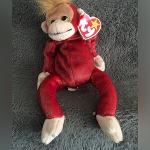 Ty orangutan, beanie baby like new almost excellent condition.
